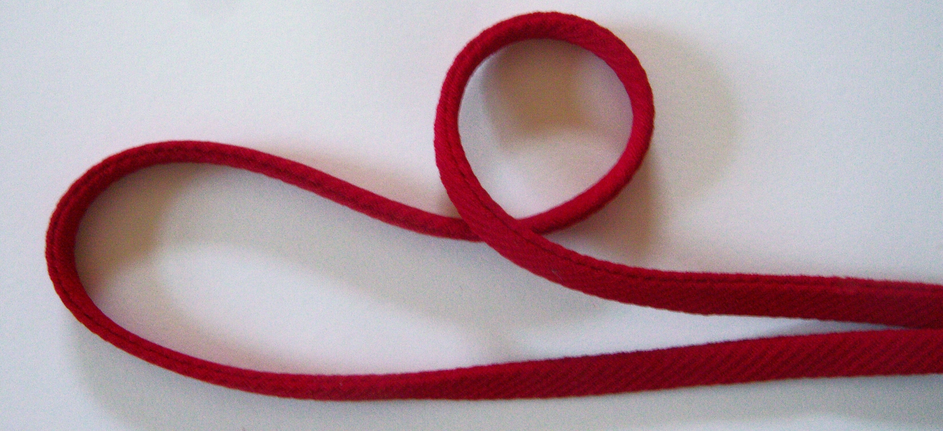 Ruby Red 5/16" Polyester Tubular Drawstring
