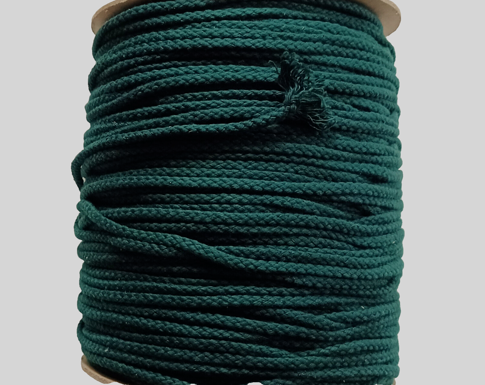 Hunter Green 3/16" Cotton Drawstring Cord