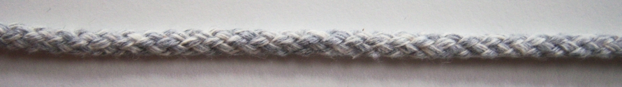 Natural/Grey 3/16" Cotton Drawstring Cord