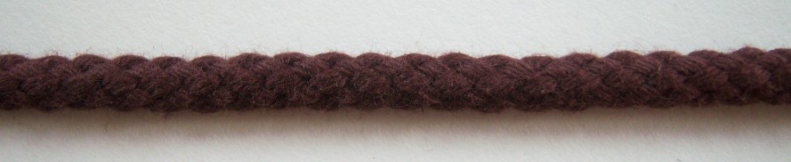 Mahogany Brown 3/16" Cotton Drawstring Cord