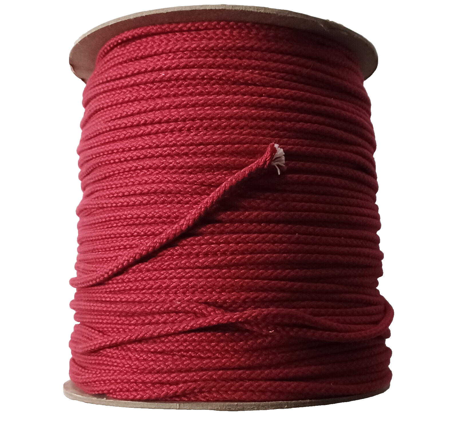 Marine Red 3/16" Cotton Drawstring Cord