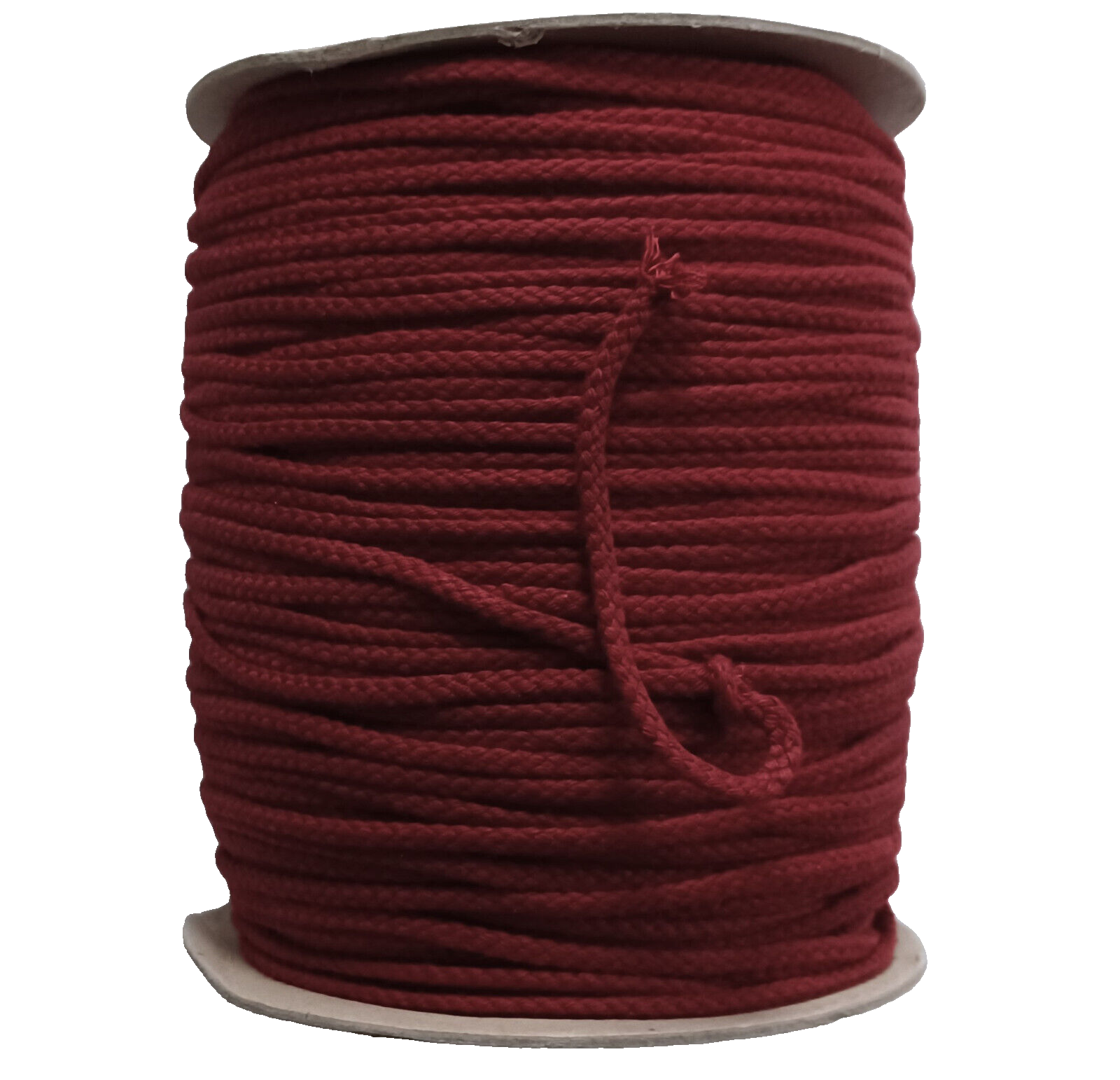 Deepest Red 3/16" Cotton Drawstring Cord