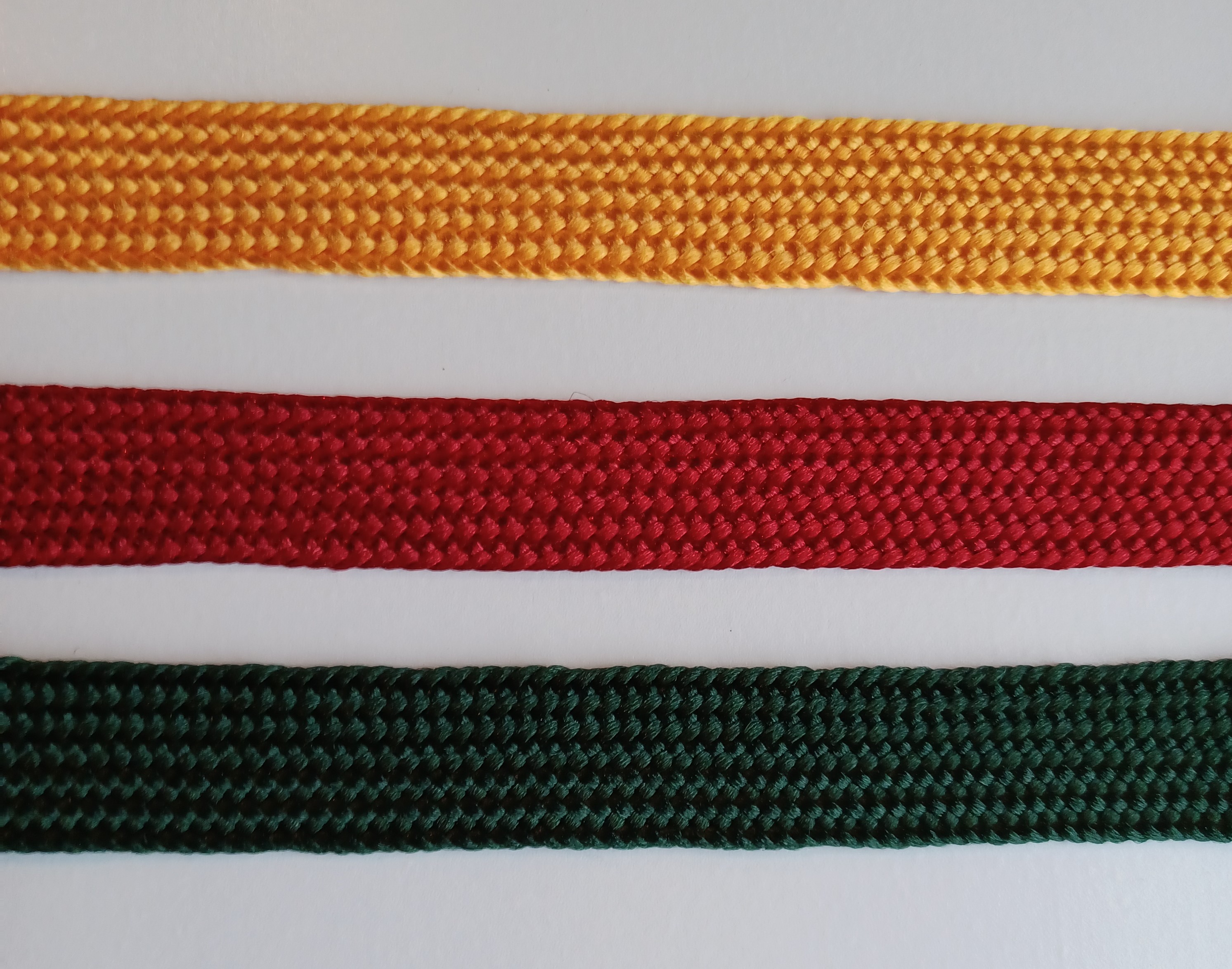 Webelo 1" Badge Braid Gold, Red or Yellow