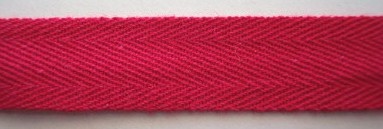 Red Cotton 1 1/6" Twill Tape