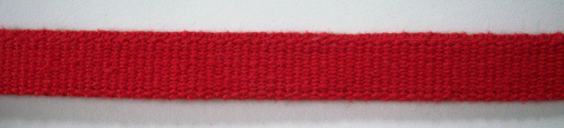 Red 5/8" Cotton Webbing