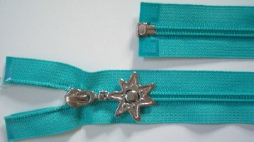 Seamist YKK 28" Coil Nickel Star Pull Separating Zipper