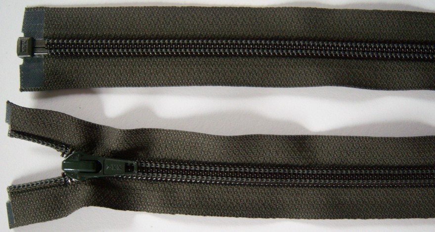 Loden YKK 23" Coil Separating Zipper