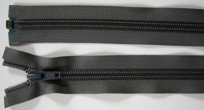 Charcoal YKK 23" Coil Separating Zipper
