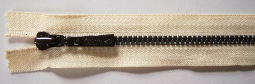 Ivory YKK 7" Vislon Zipper