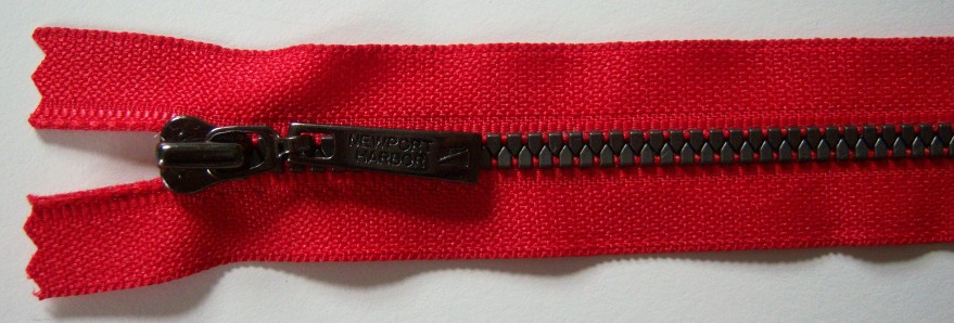 Scarlet YKK 7" Vislon Zipper