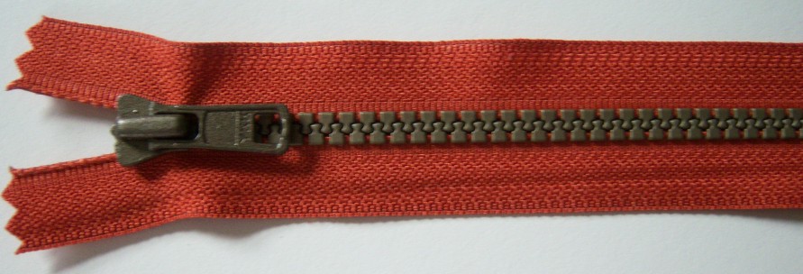 Rust YKK 7" Vislon Zipper