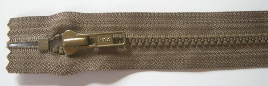Taupe YKK 6.5" Vislon Zipper