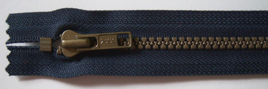 Navy 5.5" Vislon Zipper