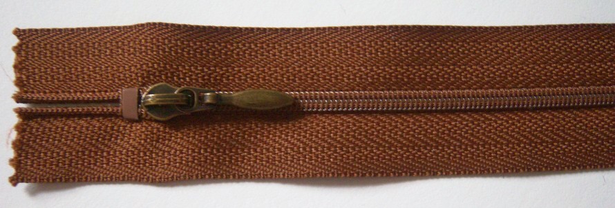 Lt Brown 3.5" Coil Zipper