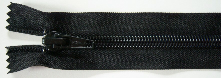 Black Ideal 6" Coil Zipper