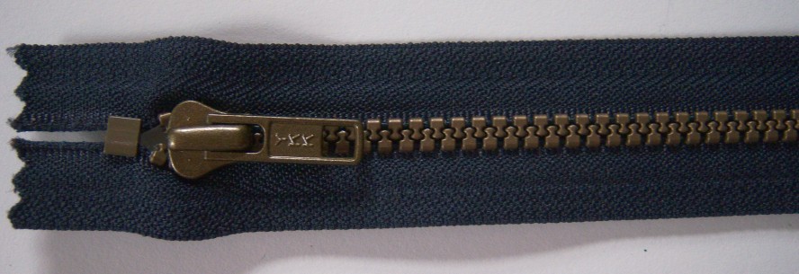 Charcoal YKK 6" Vislon Zipper