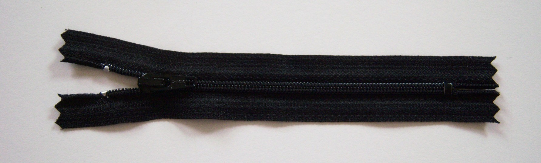 Black YKK 5" Coil Zipper