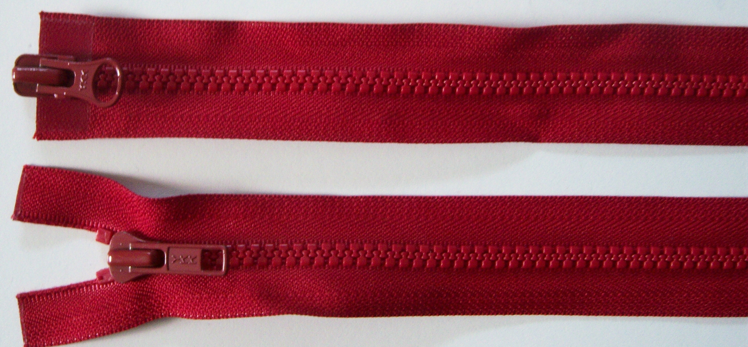 Marine Red YKK Parka 32" Vislon Separating Zipper
