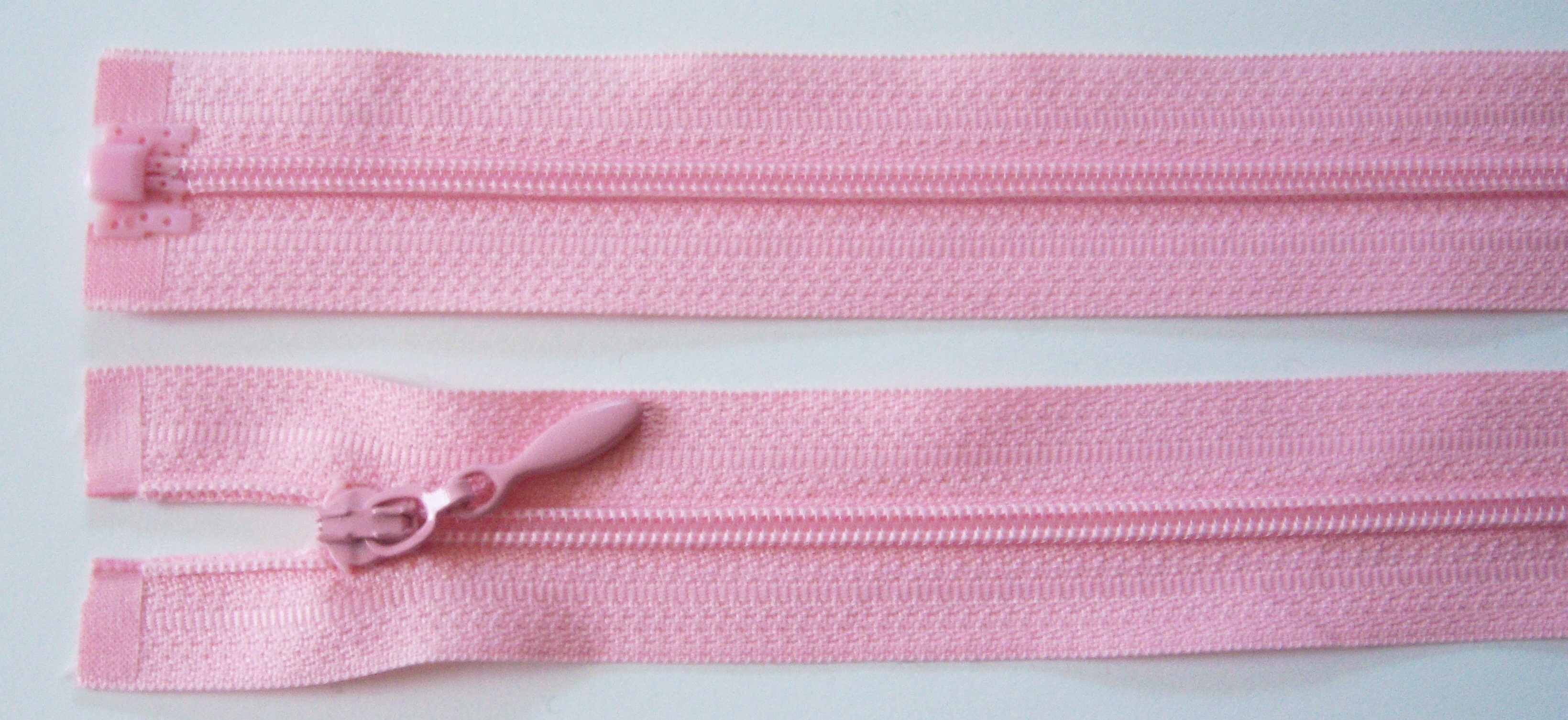 Pink YKK 9.5" Coil Separating Zipper