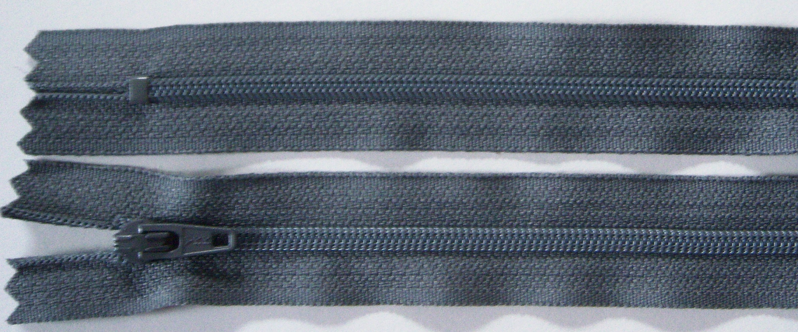 Grey YKK 5.5" Zipper