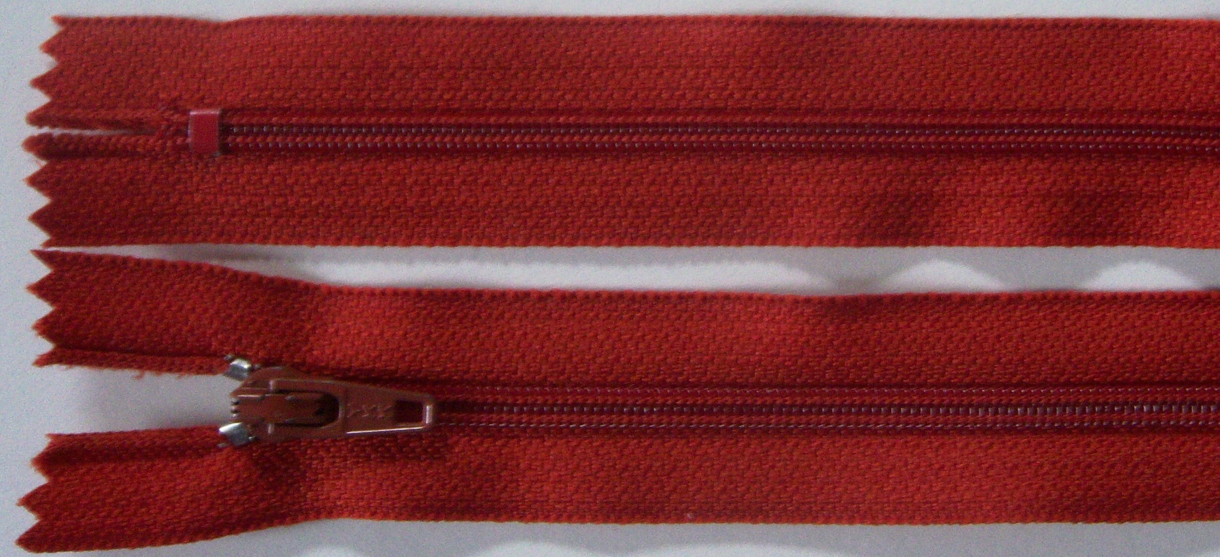 Brick Red YKK 5" Zipper
