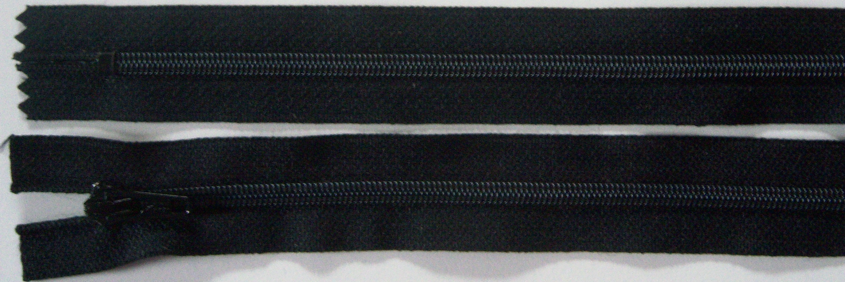 Black YKK 6" Zipper