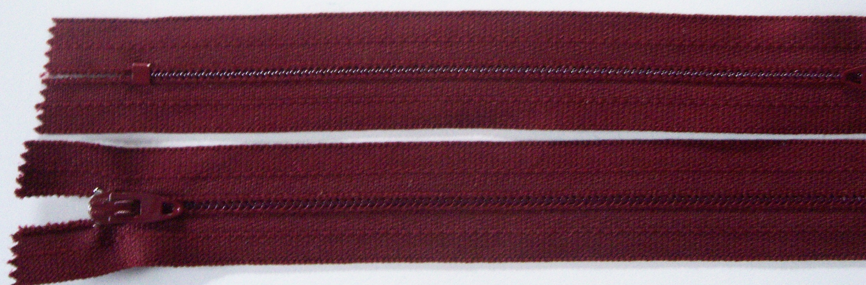 Bordeaux Talon 6.5" Nylon Coil Zipper