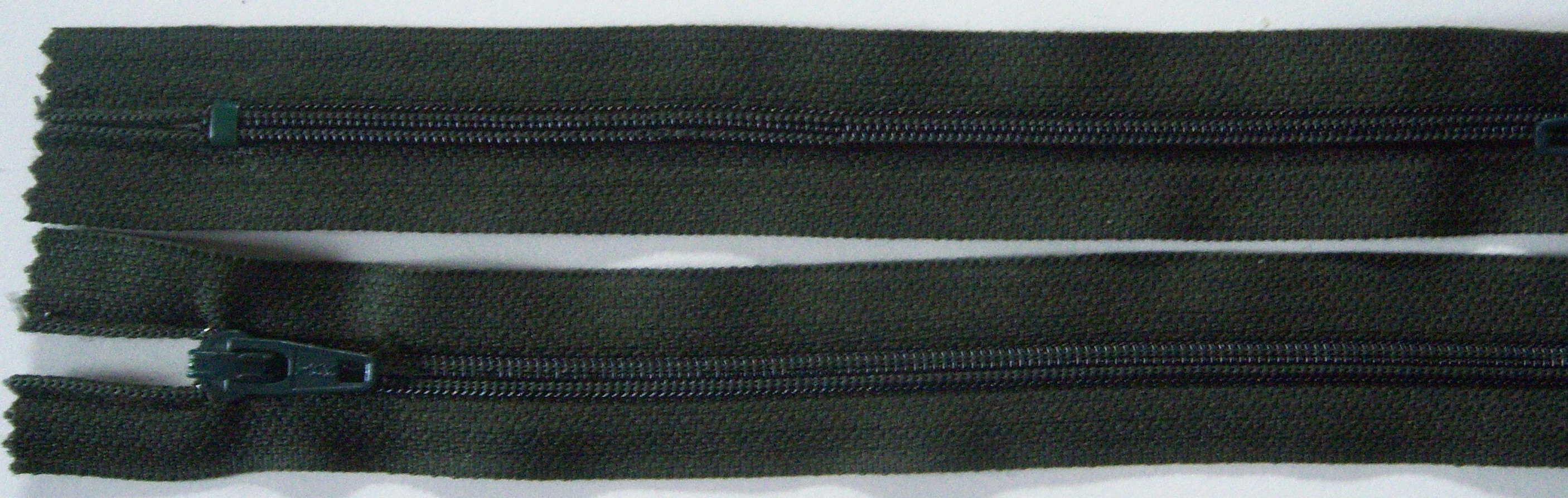Cavern Green YKK 6.5" Nylon Coil Zipper