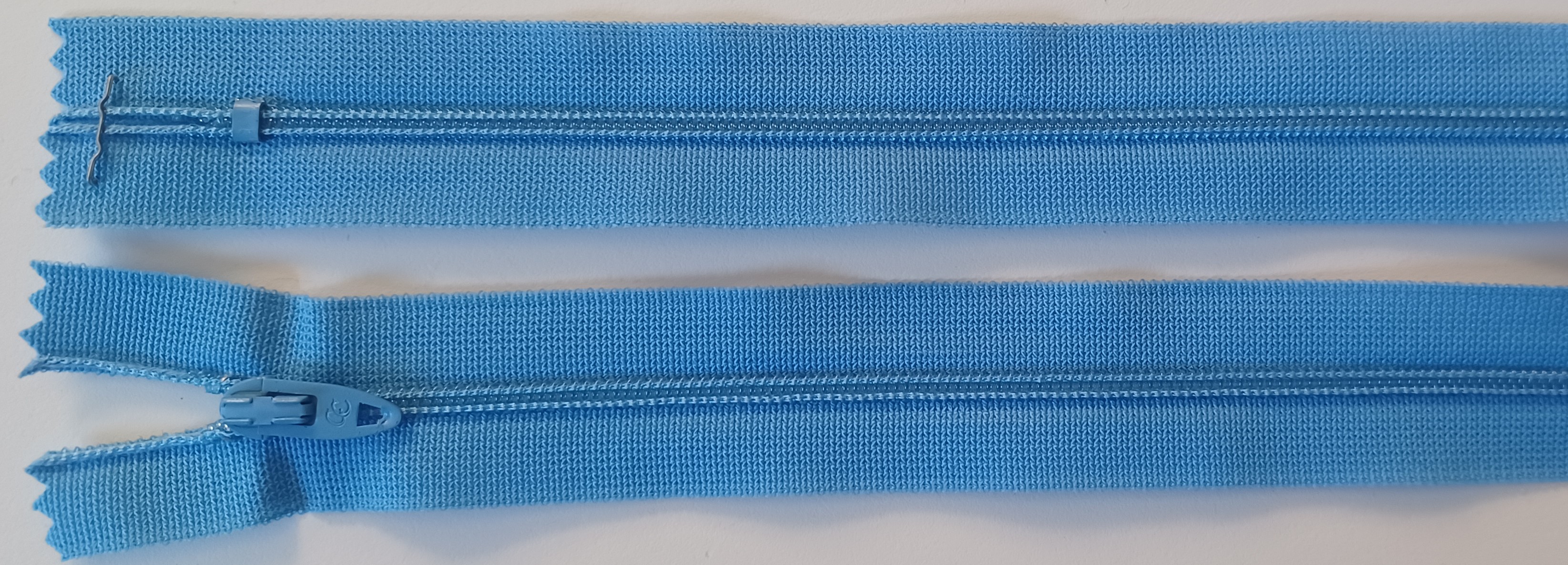 Coats & Clark 7" Blue Nylon Coil Zipper
