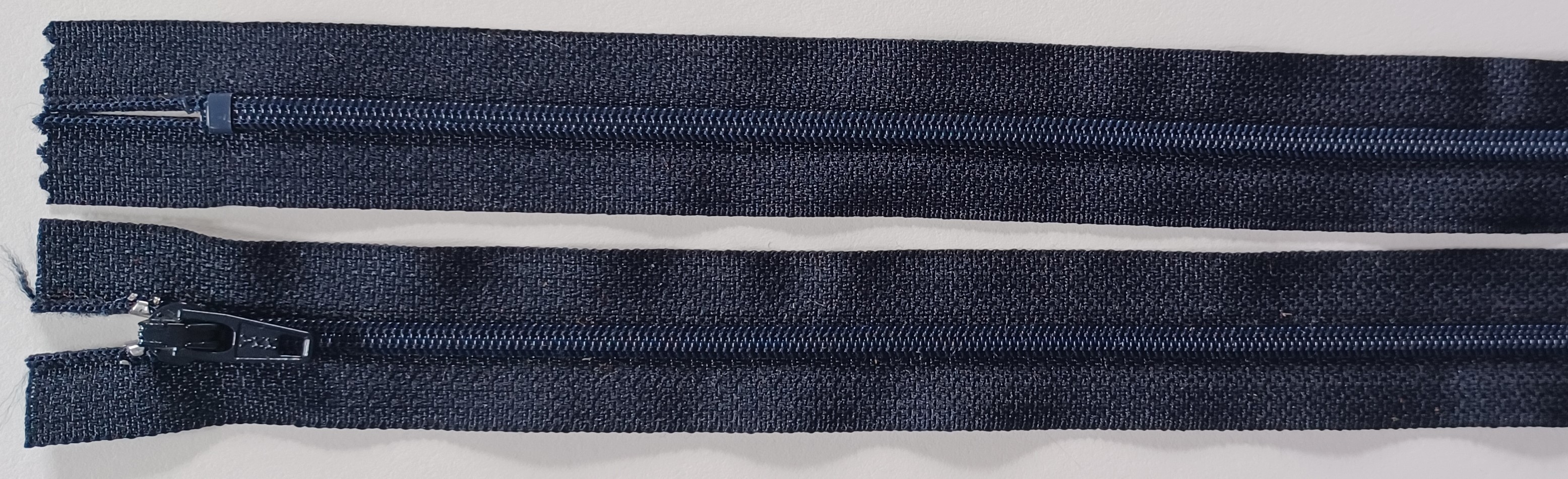 YKK 7.5" Dark Navy Nylon Coil Zipper