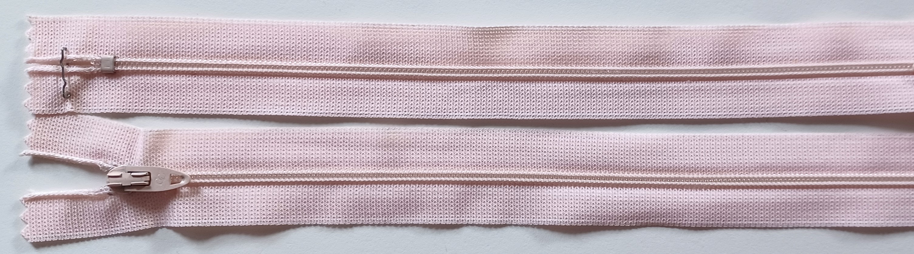 Coats & Clark 8.5" Light Pink Nylon Coil Zipper