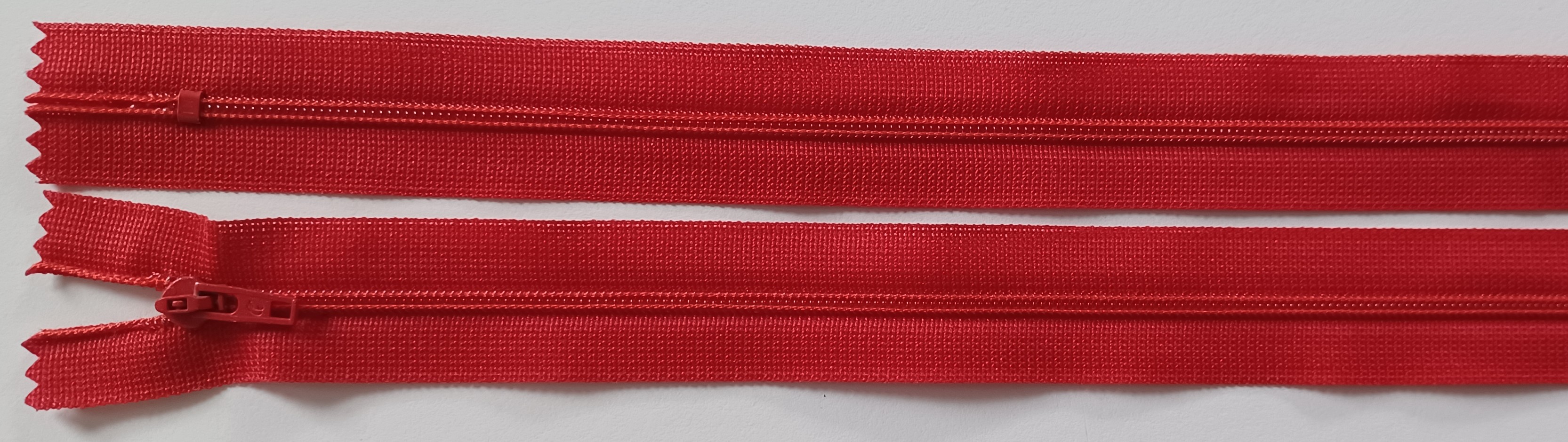 Coats & Clark 8.5" Red Nylon Coil Zipper