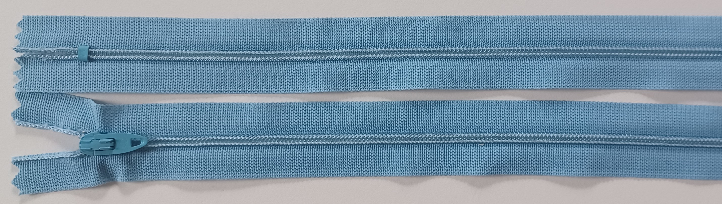 Coats & Clark 8.5" Light Blue Nylon Coil Zipper