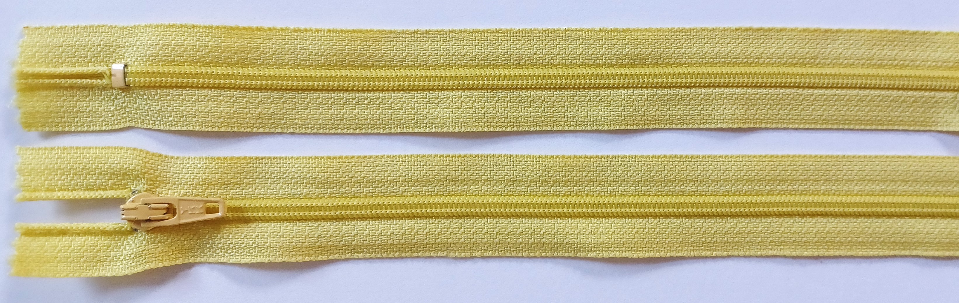 YKK 7.5" Sunny Yellow Nylon Coil Zipper