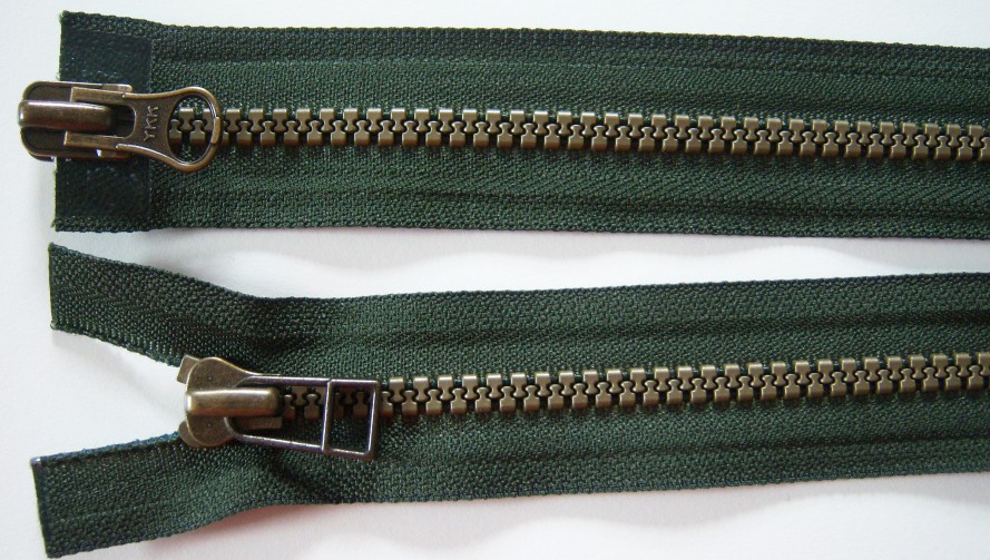 Pine YKK 26" Vislon Parka Separating Zipper