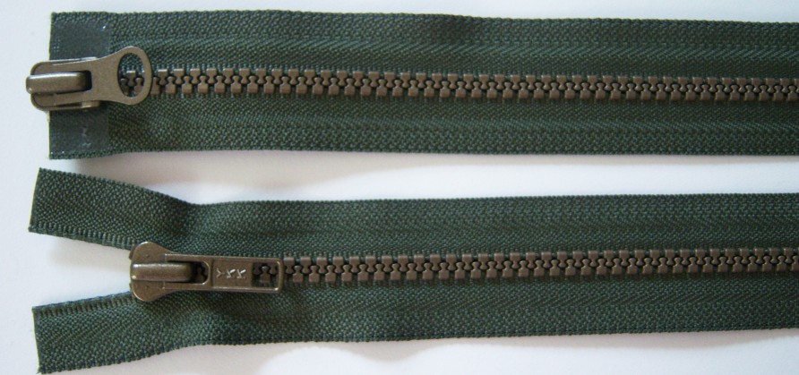 Pine YKK Parka 31" Vislon Separating Zipper