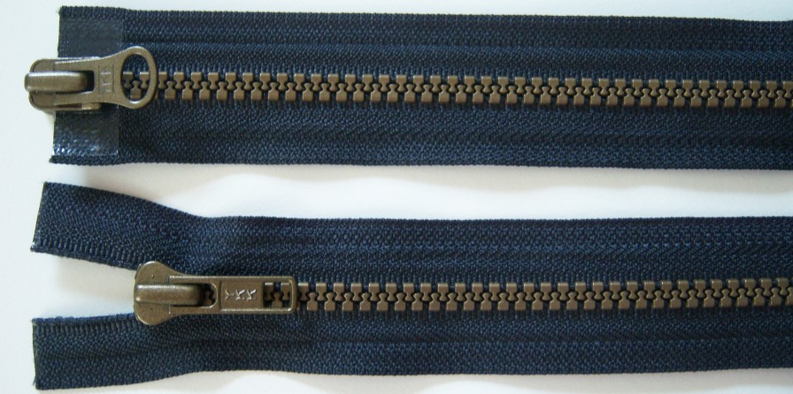 Midnight YKK Parka 31" Vislon Separating Zipper