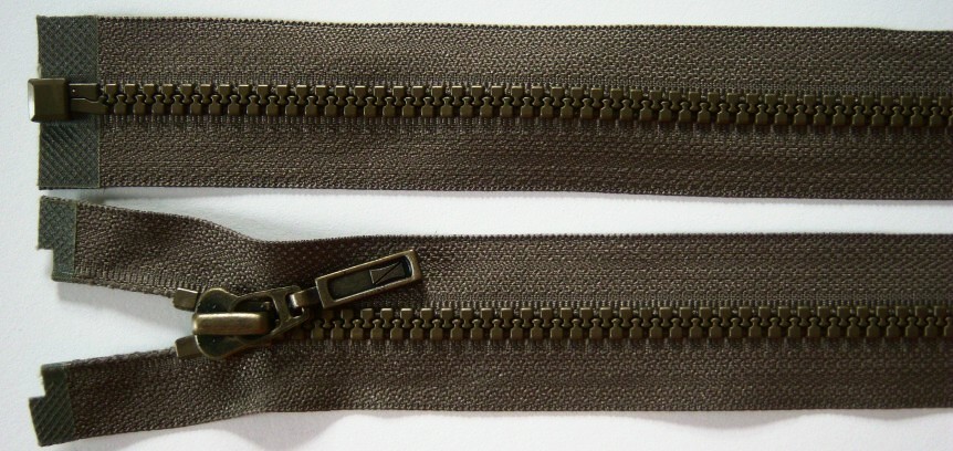 Drab Green Dulon 22" Vislon Separating Zipper