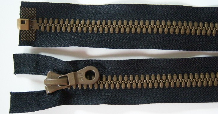 Black RIRI 23" Vislon Separating Zipper