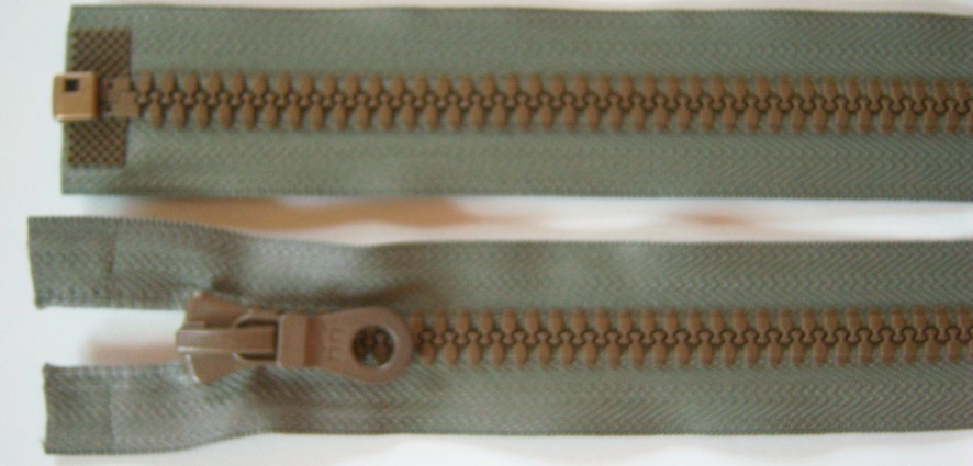 Green RIRI 24" Vislon Separating Zipper