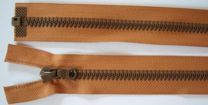 Antique Gold RIRI 23" Vislon Separating Zipper