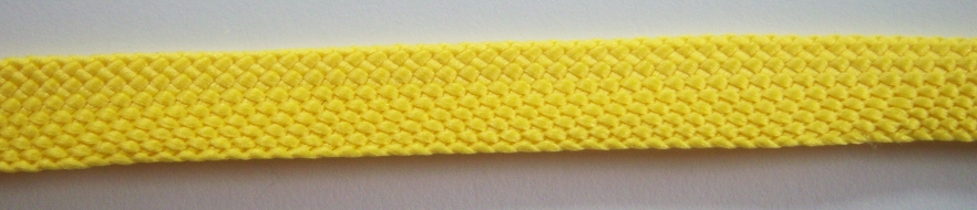 Tropical Yellow 1/2" Fold Over Braid