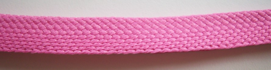 Rose Pink 1/2" Fold Over Braid