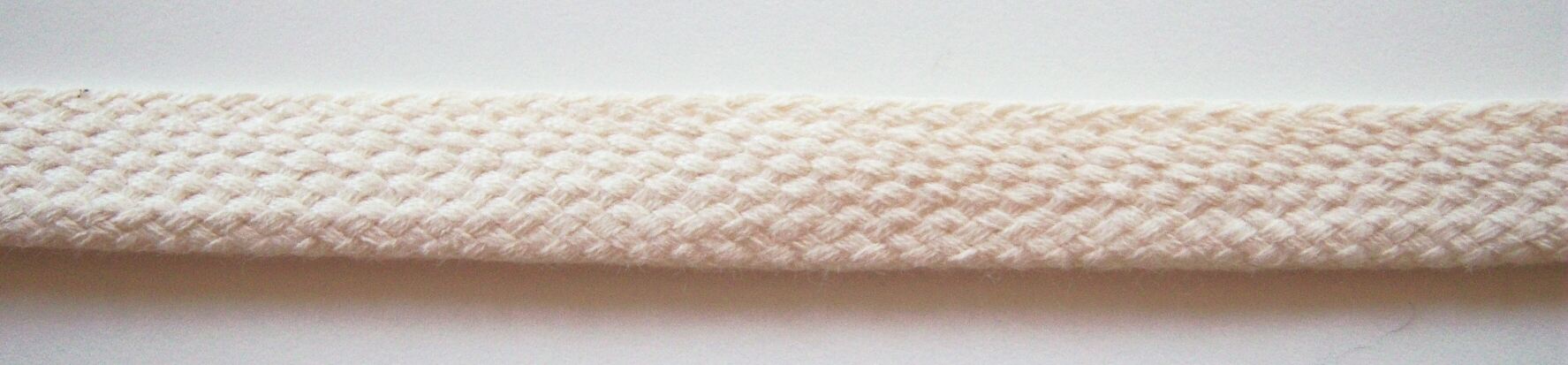 Ivory Cotton 1/2" Fold Over Braid
