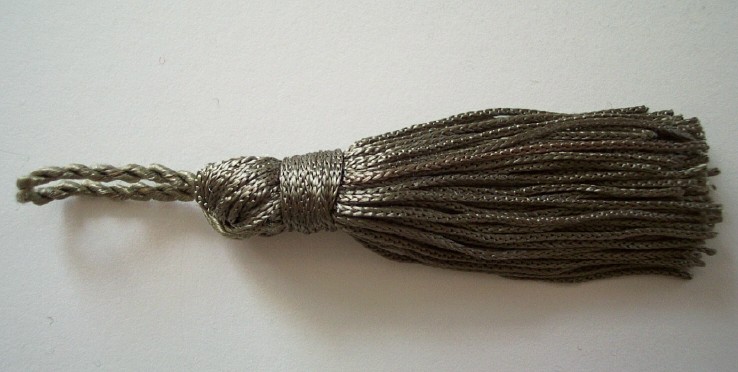 Conso Olive Brown 3" Chainette Tassel