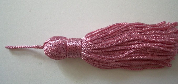 Conso Dusty Rose 3" Chainette Tassel