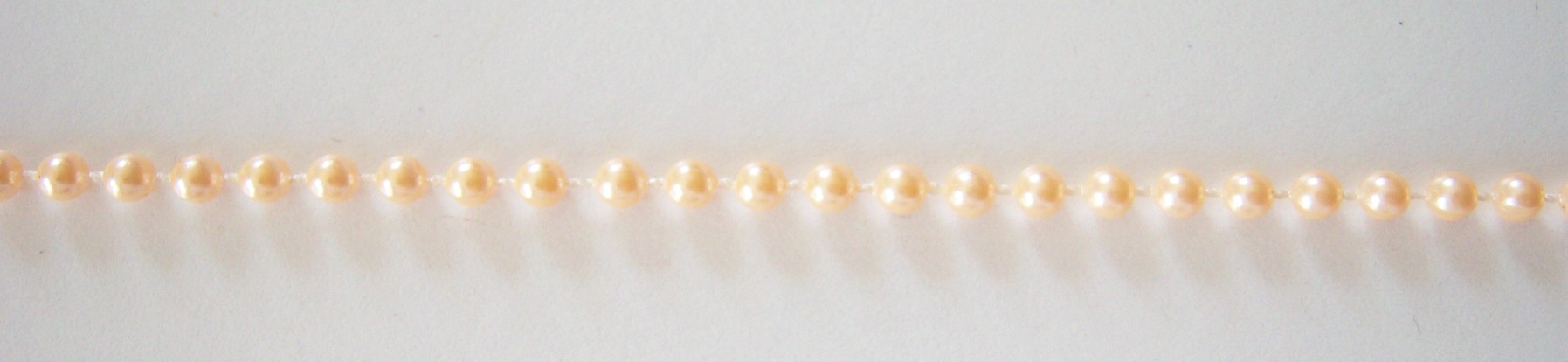 Peach 4mm Imitation Pearls