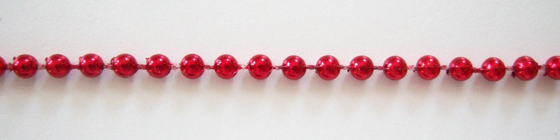 Red 4mm Imitation Pearls