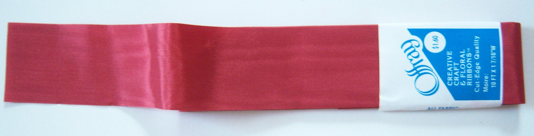 Offray Antique Rose Moire 1 7/16" Ribbon